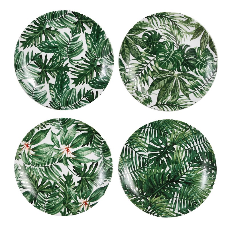 leaves-plates